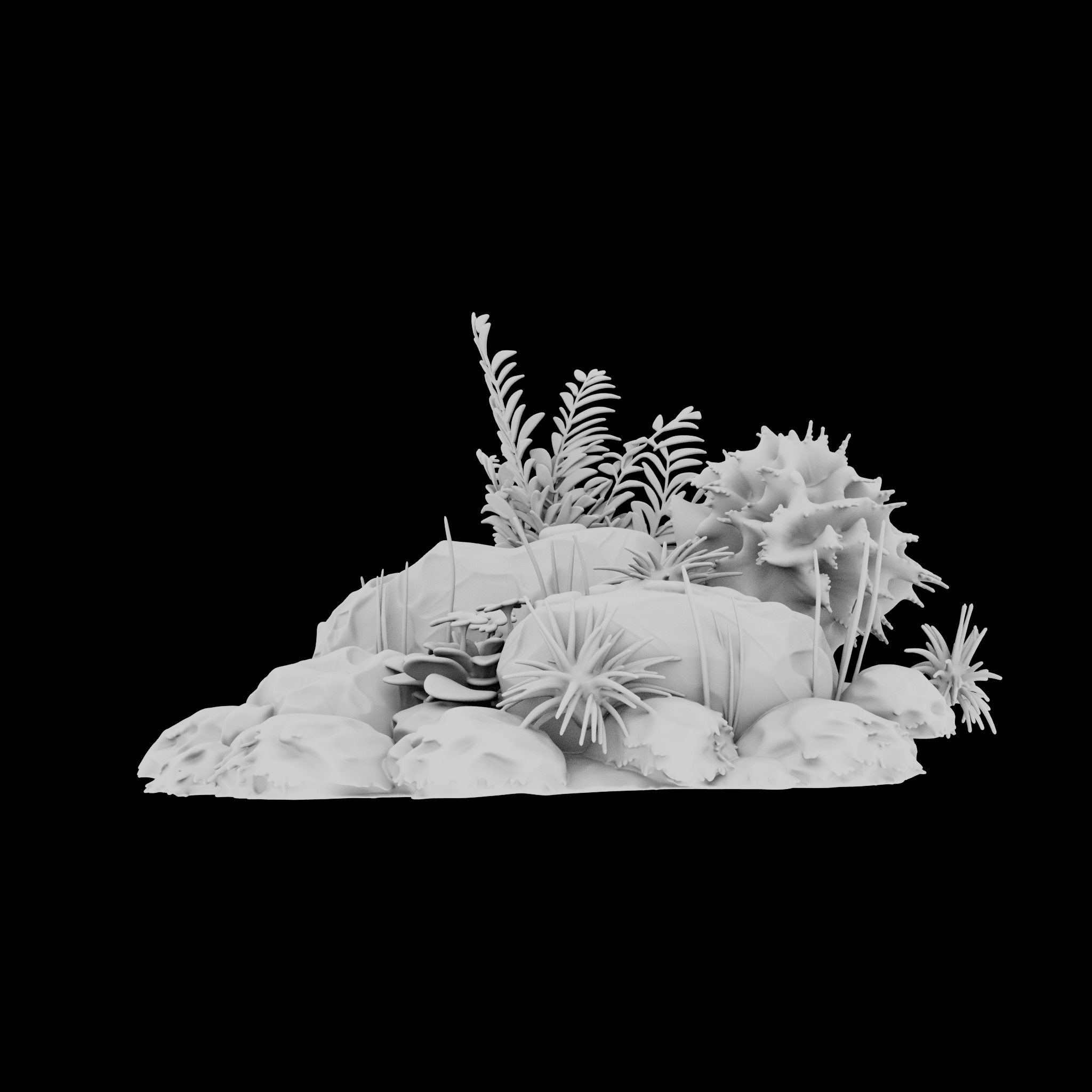 白模渲染 二